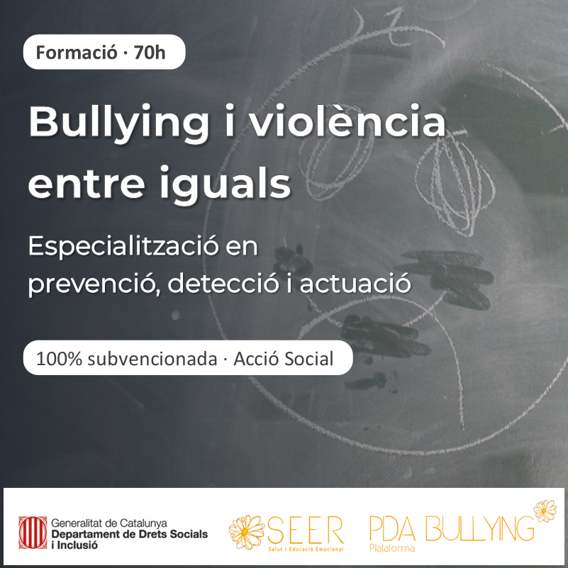 Formació d'especialització en bullying i altres formes de violència entre iguals